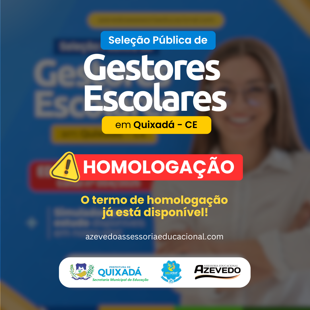 Seleção Pública de Gestores Escolares em Quixadá